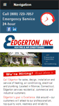 Mobile Screenshot of edgertonhvac.com